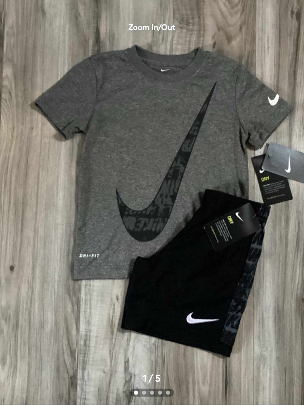 Nike Boys Tee & Shorts outfit size 4(NWT) ~PRICE FIRM, NO OFFERS~